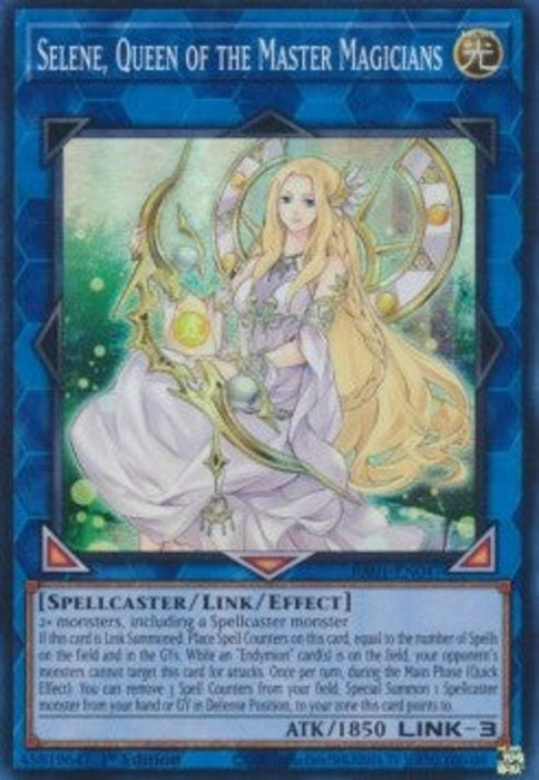 Selene, Queen of the Master Magicians (V.1) RA01-EN047 Super Rare Englisch