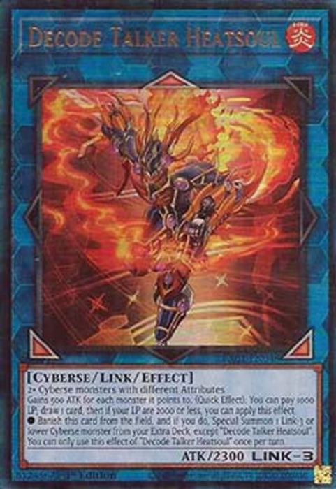 Decode Talker Heatsoul (V.7) RA01-EN048 Ultimate Rare Englisch