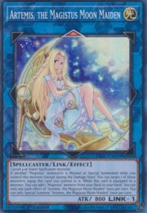 Artemis, the Magistus Moon Maiden (V.1) RA01-EN049 Super Rare Englisch