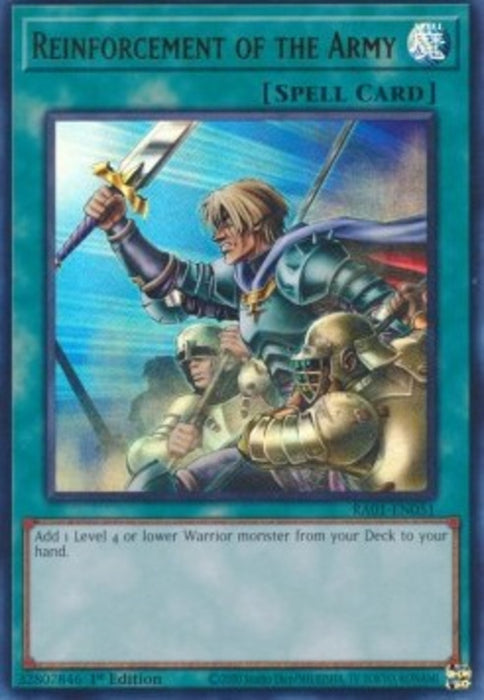 Reinforcement of the Army (V.2) RA01-EN051 Ultra Rare Englisch