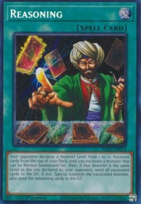 Reasoning (V.3) RA01-EN052 Secret Rare Englisch