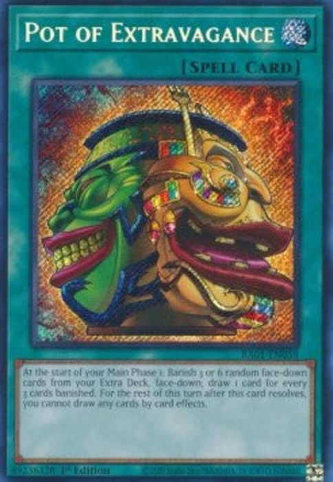 Pot of Extravagance (V.3) RA01-EN059 Secret Rare Englisch