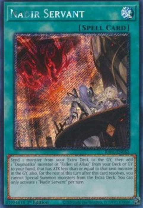 Nadir Servant (V.4) RA01-EN062 Platinum Secret Rare Englisch