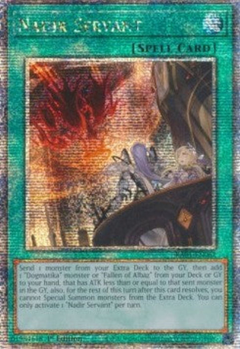 Nadir Servant (V.5) RA01-EN062 Quarter Century Secret Rare Englisch