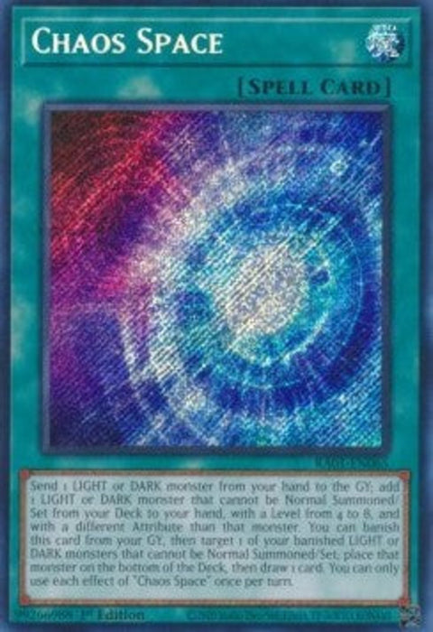 Chaos Space (V.3) RA01-EN065 Secret Rare Englisch
