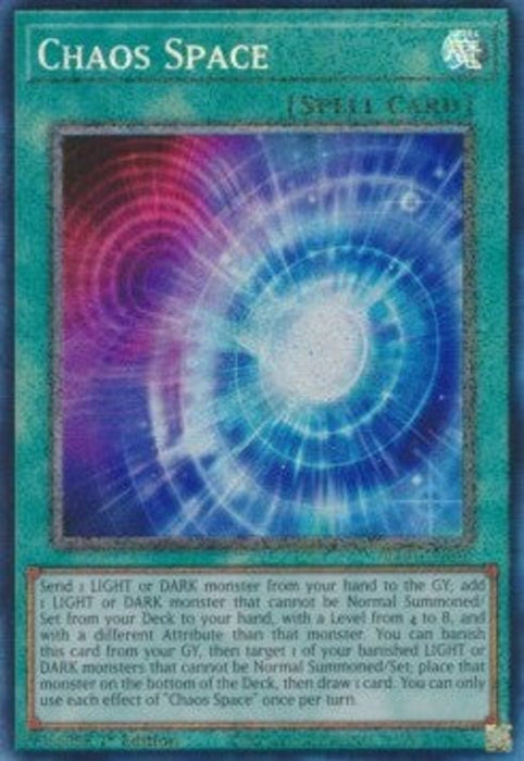 Chaos Space (V.6) RA01-EN065 Collectors Rare Englisch