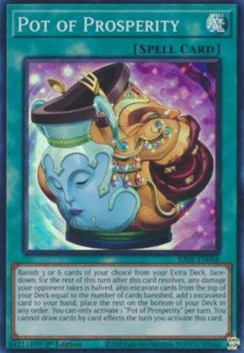 Pot of Prosperity (V.1) RA01-EN066 Super Rare Englisch