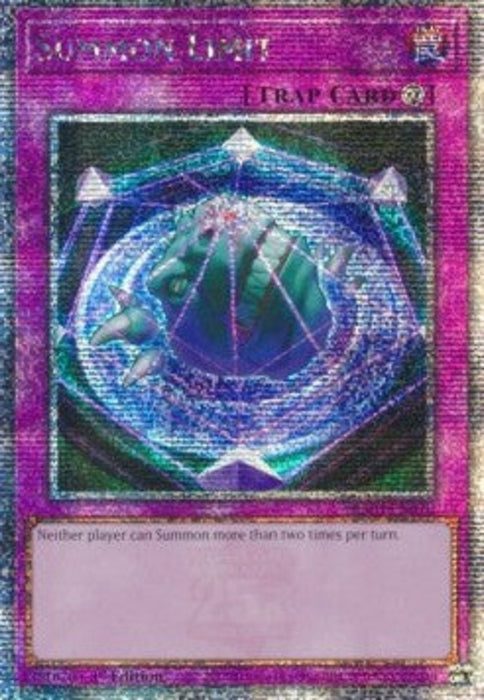 Summon Limit (V.5) RA01-EN070 Quarter Century Secret Rare Englisch