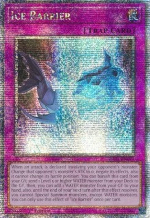 Ice Barrier (V.5) RA01-EN071 Quarter Century Secret Rare Englisch