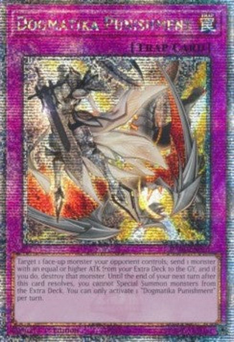 Dogmatika Punishment (V.5) RA01-EN076 Quarter Century Secret Rare Englisch