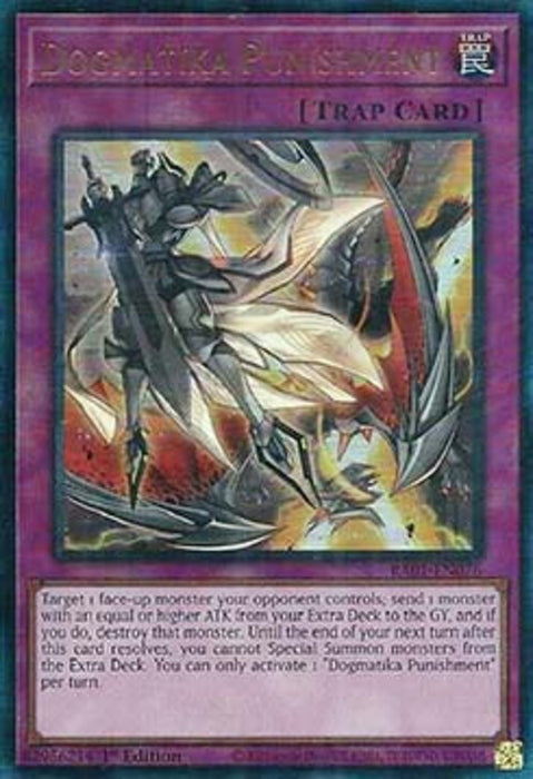 Dogmatika Punishment (V.7) RA01-EN076 Ultimate Rare Englisch