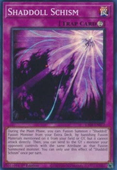 Shaddoll Schism (V.1) RA01-EN077 Super Rare Englisch