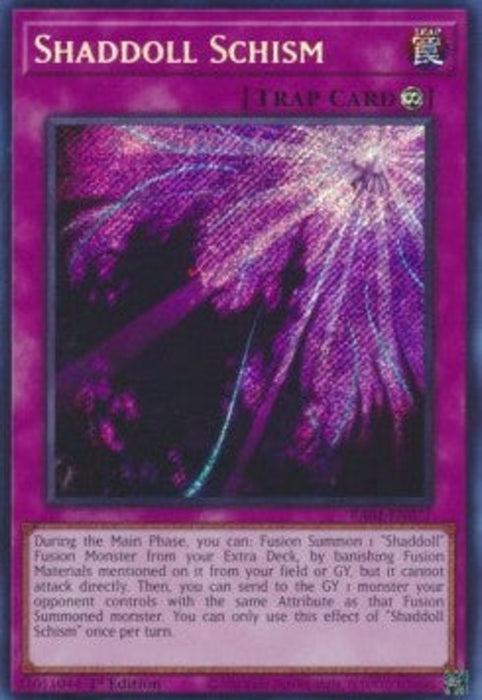Shaddoll Schism (V.3) RA01-EN077 Secret Rare Englisch