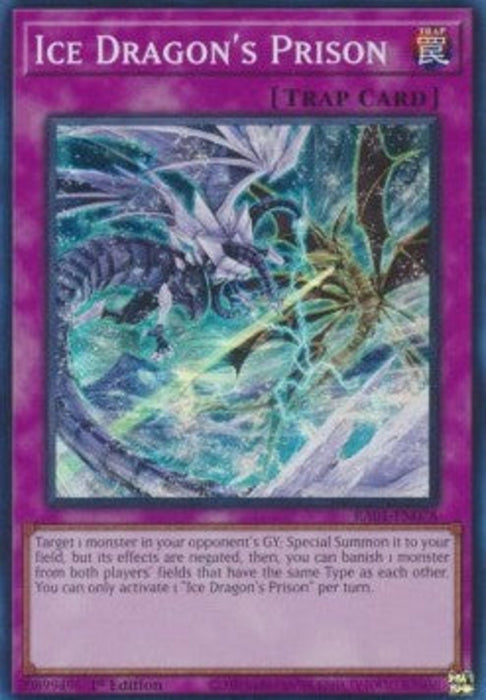 Ice Dragon's Prison (V.1) RA01-EN078 Super Rare Englisch