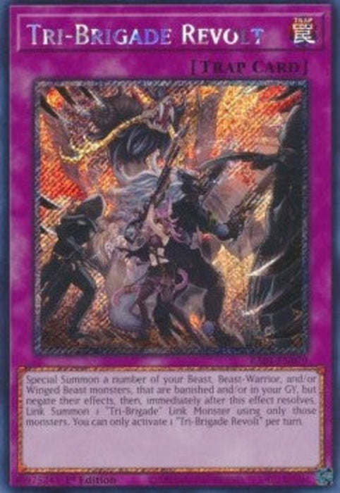 Tri-Brigade Revolt (V.4) RA01-EN079 Platinum Secret Rare Englisch