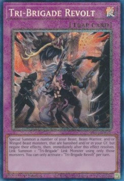 Tri-Brigade Revolt (V.6) RA01-EN079 Collectors Rare Englisch