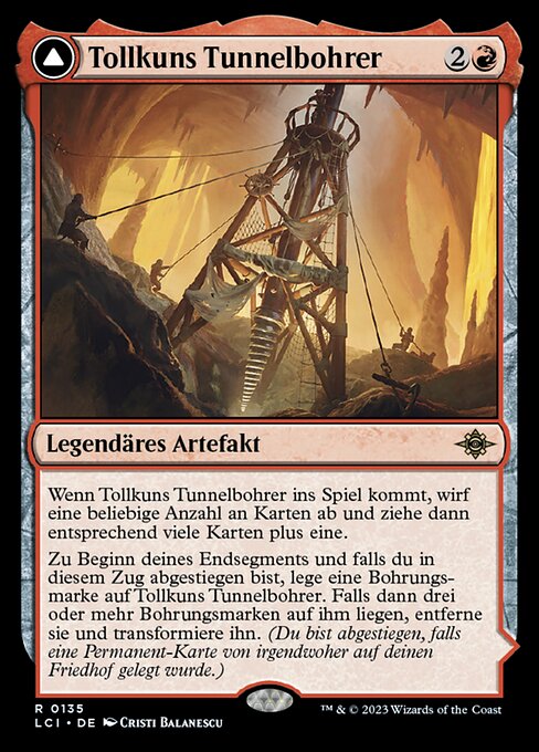 Magic: Brass's Tunnel-Grinder // Tecutlan, the Searing Rift