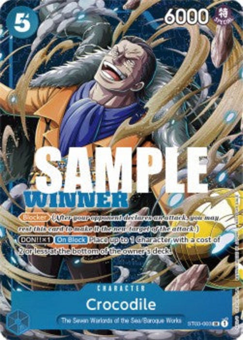 Crocodile (ST03-003) (V.2) UP Super Rare Englisch