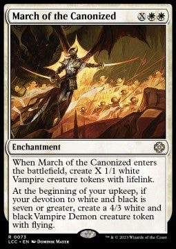 March of the Canonized LCC-73 Rare Englisch