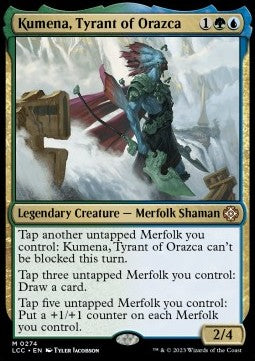 Kumena, Tyrant of Orazca LCC-274 Mythic Englisch