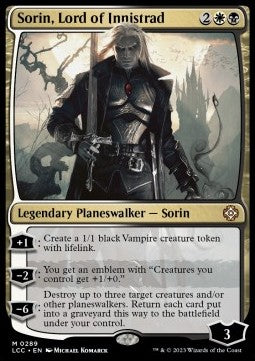 Sorin, Lord of Innistrad LCC-289 Mythic Englisch