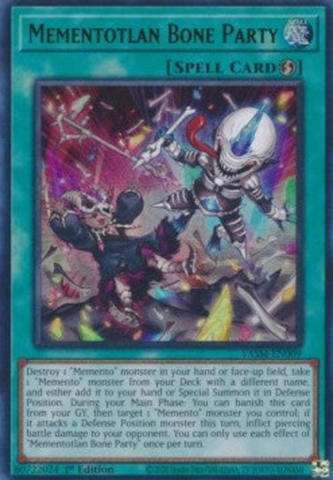 Mementotlan Bone Party VASM-EN009 Ultra Rare Englisch