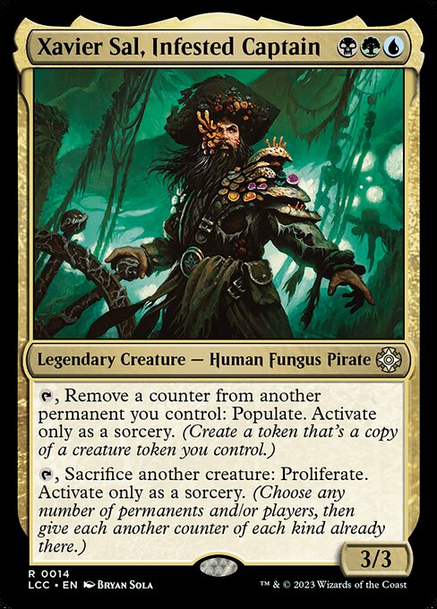Xavier Sal, Infested Captain LCC-14 Rare Englisch