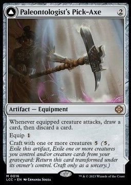 Paleontologist's Pick-Axe // Dinosaur Headdress LCC-16 Mythic Englisch