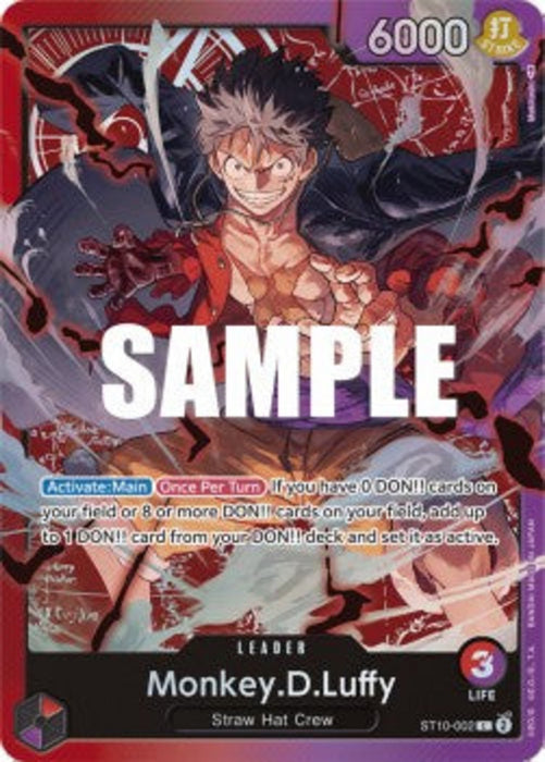 Monkey.D.Luffy (ST10-002) ST-10 Leader Englisch