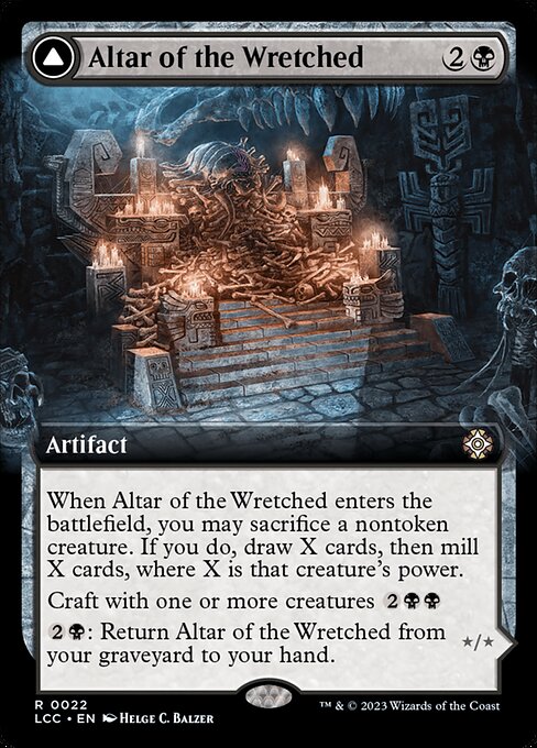 Magic: Altar of the Wretched // Wretched Bonemass