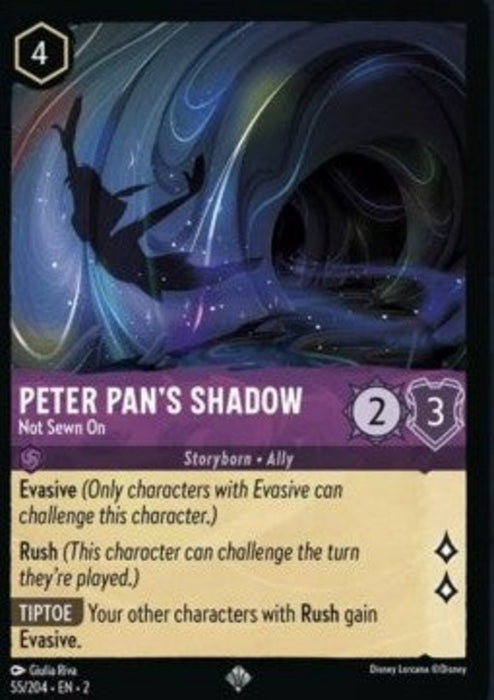 Peter Pan's Shadow - Not Sewn On 2ROF-055 Super Rare Englisch