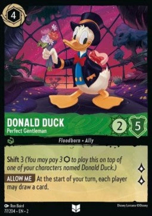 Donald Duck - Perfect Gentleman 2ROF-077 Uncommon Englisch