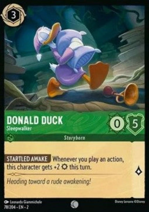 Donald Duck - Sleepwalker 2ROF-078 Common Englisch