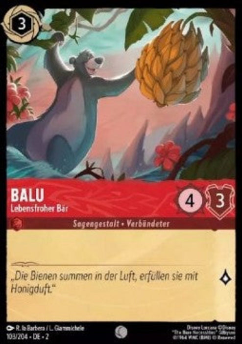 Balu - Lively Bear 2ROF-103 Common Englisch