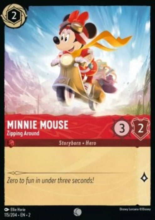Minnie Mouse - Zipping Around 2ROF-115 Common Englisch