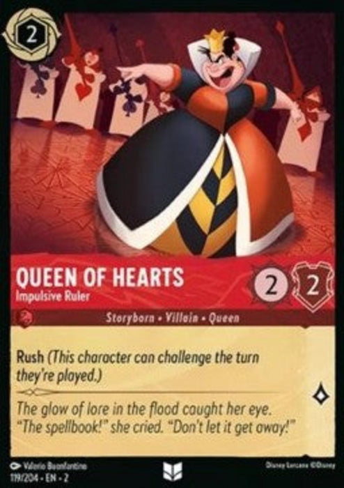 Queen of Hearts - Impulsive Ruler 2ROF-119 Uncommon Englisch