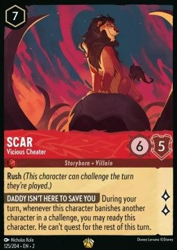 Scar - Vicious Cheater 2ROF-125 Legendary Englisch