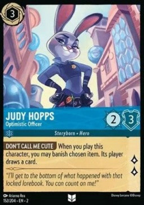 Judy Hopps - Optimistic Officer 2ROF-152 Uncommon Englisch
