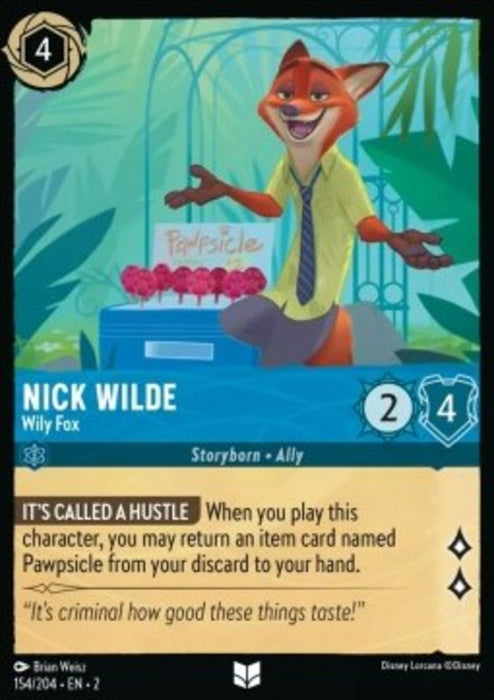 Nick Wilde - Wily Fox 2ROF-154 Uncommon Englisch