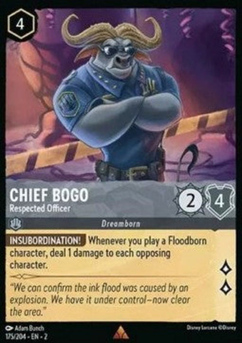Chief Bogo - Respected Officer 2ROF-175 Rare Englisch