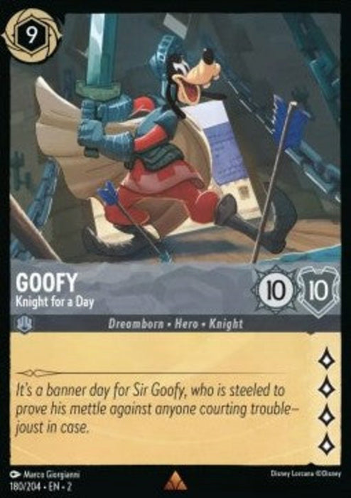 Goofy - Knight for a Day 2ROF-180 Rare Englisch