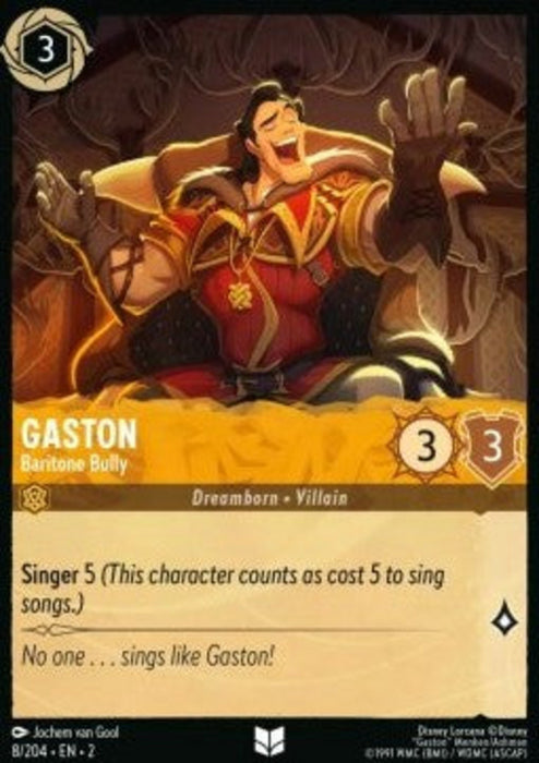 Gaston - Baritone Bully 2ROF-008 Uncommon Englisch