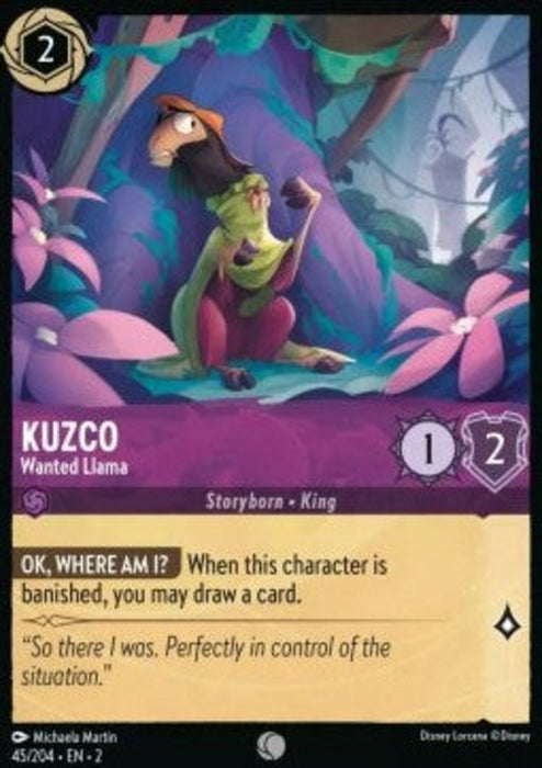 Kuzco - Wanted Llama 2ROF-045 Common Englisch