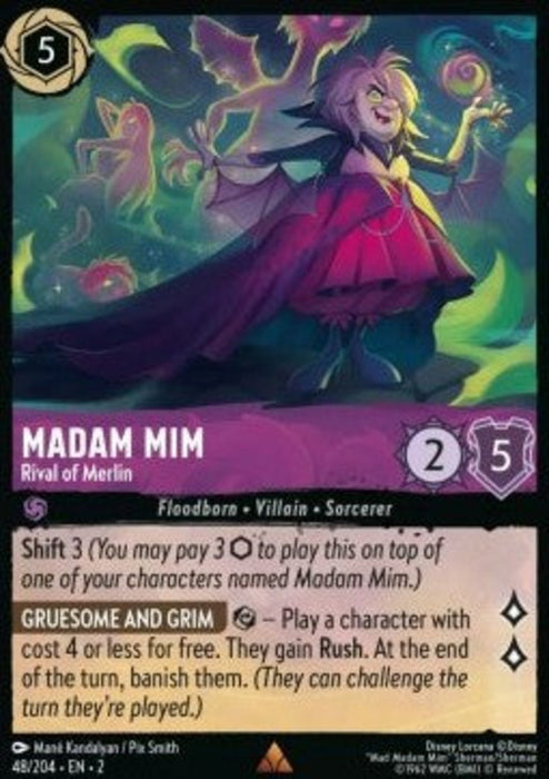 Madam Mim - Rival of Merlin 2ROF-048 Rare Englisch
