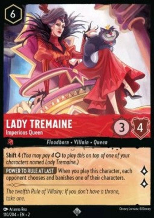 Lady Tremaine - Imperious Queen (V.1) 2ROF-110 Super Rare Englisch