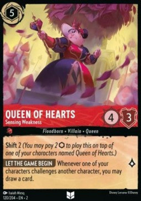 Queen of Hearts - Sensing Weakness 2ROF-120 Uncommon Englisch