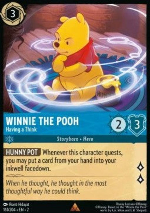 Winnie the Pooh - Having a Think 2ROF-161 Rare Englisch