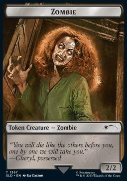 Zombie Token (Black 2/2) SLDSP23-1357 Token Englisch