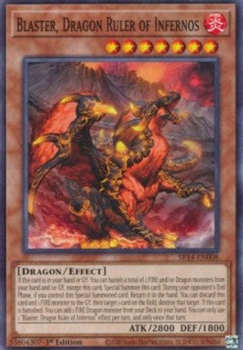 Blaster, Dragon Ruler of Infernos SR14-EN008 Common Englisch