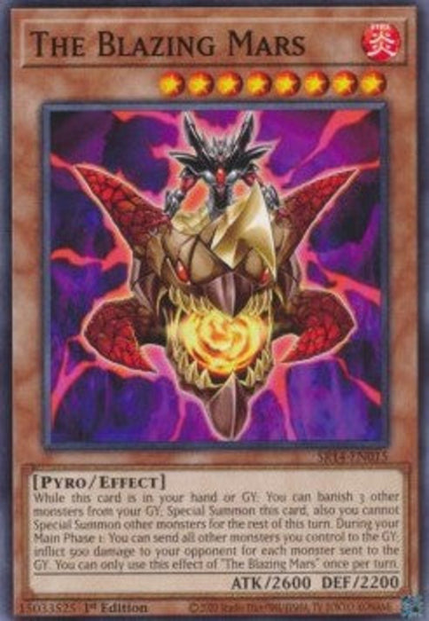 The Blazing Mars SR14-EN015 Common Englisch